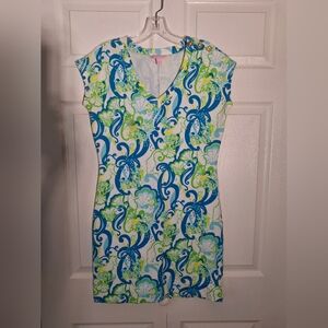 Lilly Pulitzer Dress - Hayley Resort  White Crystal Coast